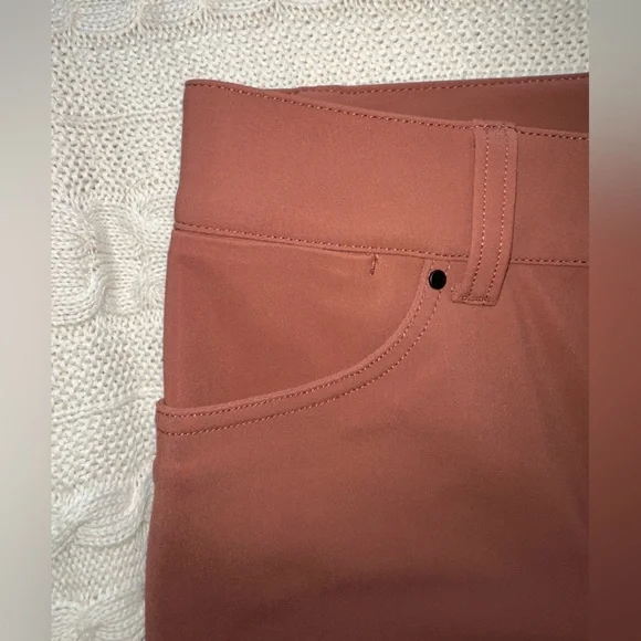 Lululemon City Sleek Slim-Fit 5 Pocket High-Rise Pant Ancient Copper Size 27 - Picture 4 of 10
